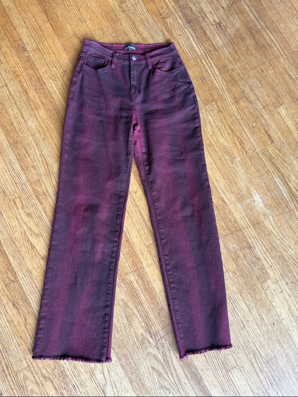 FashionNova red jeans